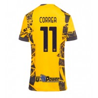 Fotballdrakt Dame Inter Milan Joaquin Correa #11 Tredjedrakt 2024-25 Kortermet